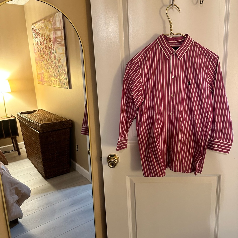 Ralph Lauren Golf Women’s Red Striped Shirt